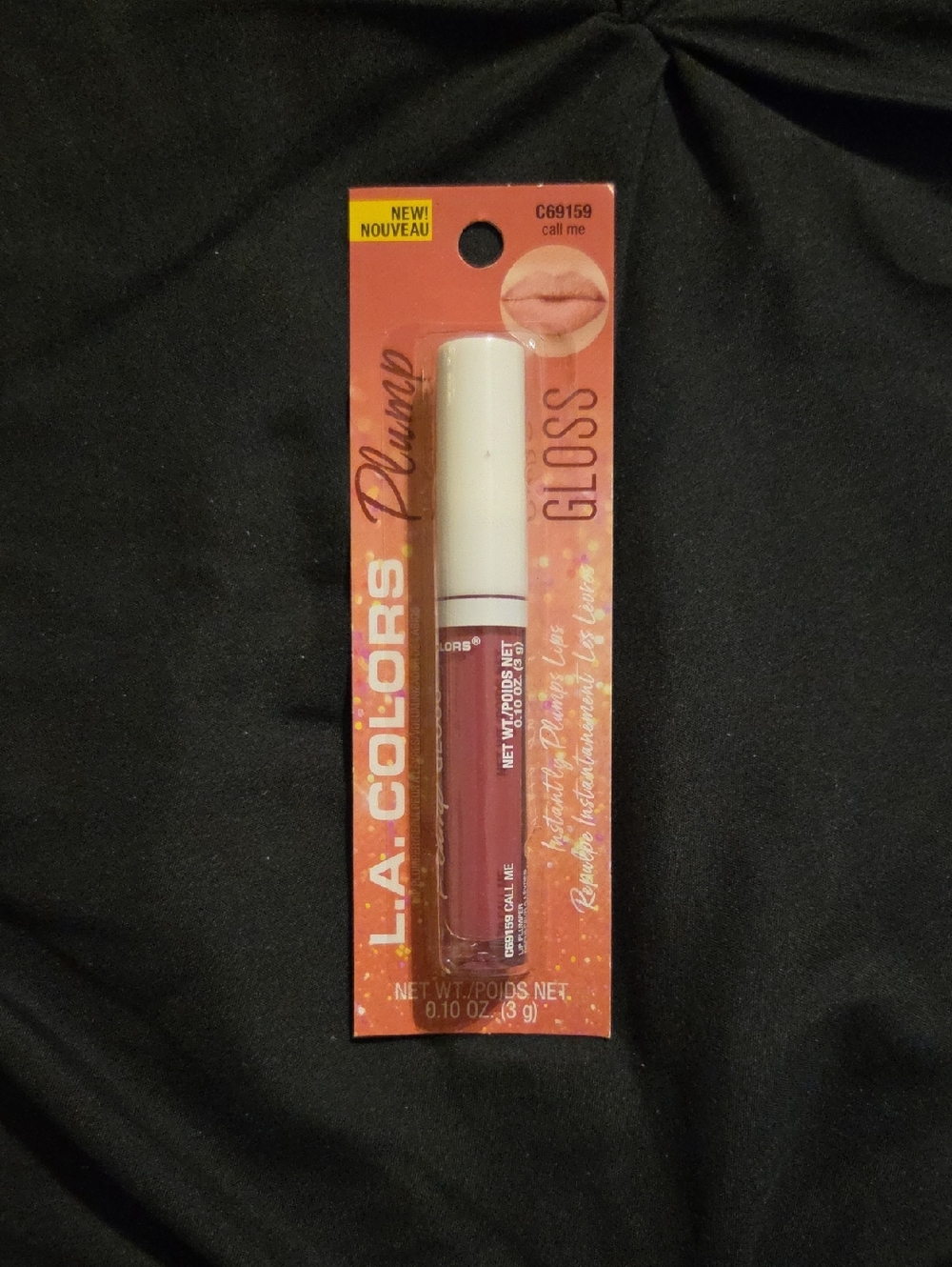 L.A. Colors Call Me Plump Gloss -  Pink Nude Shade